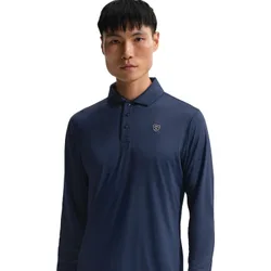Golf Polo Dri-Fit Par Solid, langarm, navy m
