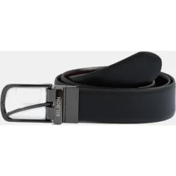 Cinturón de hombre de piel reversible clasico