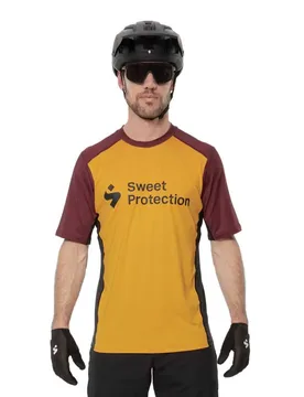 Protection Maglia Da Enduro A Maniche Corte Hunter Golden Yellow - Sweet - FashionsVida