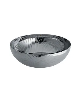 Schale Veneer 29cm Acier inoxydable argent - Alessi - FashionsVida