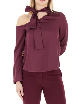 Blusa maniche lunghe BORDEAUX M - Rinascimento - FashionsVida