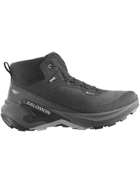 Chaussures de randonnée en GORE-TEX® - Genesis Mid GTX Black/Asphalt - Taille 44 2/3 - Gris - Salomon - FashionsVida