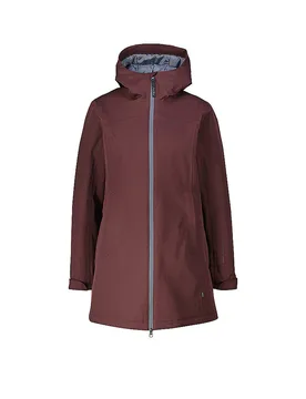 Cappotto invernale da donna Nora con cappuccio marrone 44 - Meru - FashionsVida
