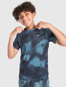 Maglia All Over Print Miler Junior - Blu, blu blu Bambino taglia 7-8Y - Nike - FashionsVida