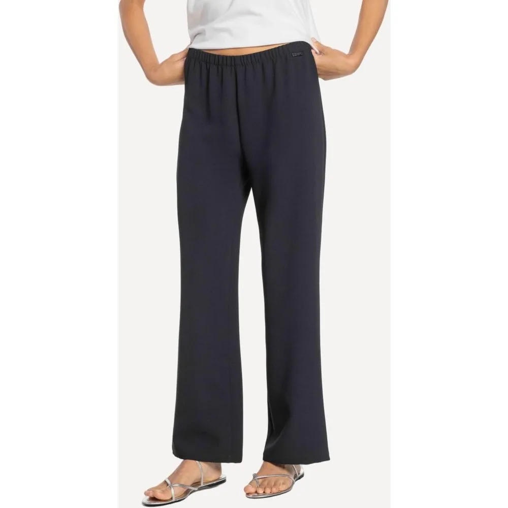 Pantalón de mujer de doble crepé con goma - Naulover - FashionsVida