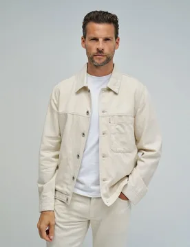 Sobrecamisa con lino de hombre - Salsa Jeans - FashionsVida