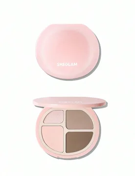 Hypersculpt Paleta de iluminador y contorno-Cool, Paleta mate multiusos para iluminador, rubor, contorno, sombra de ojos y polvo esculpidor Marca de B - Shein - FashionsVida