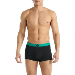 Underwear Boxers Body Active Flex Cotton 3 Unità Bk / Grey / Te L