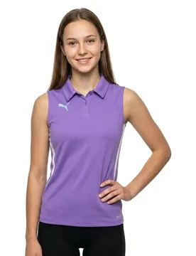 Individual Sleeveless Polo Purple Glimmer / White XL - Puma - FashionsVida