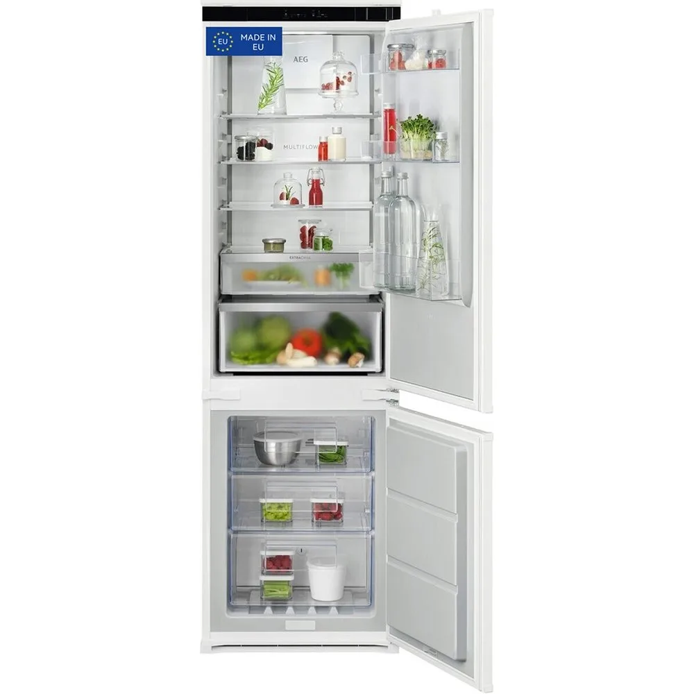 Frigorífico Combi integrable , no frost, IA, Multiflow, Cooling 360, Cajón Extra Chill Serie 7000 TC7CS181DS - AEG - FashionsVida