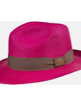Sombrero de paja toquilla hecho a mano en tono - Panamania Hats - FashionsVida