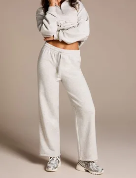 Pantalón deportivo de pernera recta de MP X Aleksandra - claro jaspeado - M - MyProtein - FashionsVida
