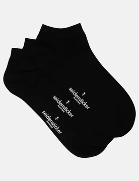 Er-Pack Sneaker Socken Schwarz 39-42 - Seidensticker - FashionsVida