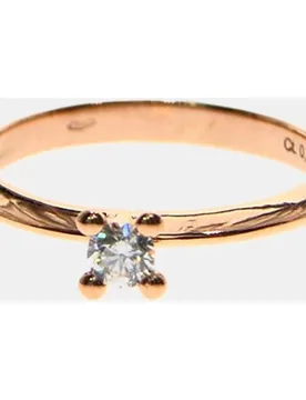Anillo solitario de oro y diamante - El Corte Inglés - FashionsVida