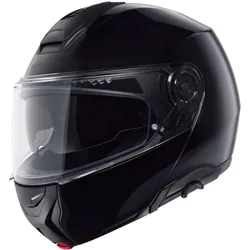 Casco Moto Modulare P/J CONCEPT SOLID Nero Lucido taglia XS