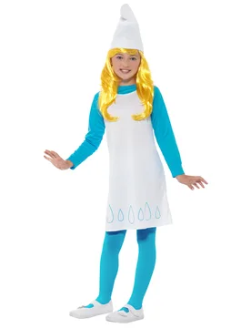 Schlumpfine Kostüm für Mädchen - female - FUNIGLOBAL - FashionsVida