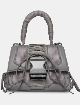 Womens Accessories Bdiego Cross Body Trapezoid Shape Handbag In Grey - One Size - Steve madden - FashionsVida