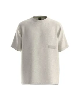 Maglietta A Maniche Corte Structure 10262150 Green Open White S - BOSS - FashionsVida