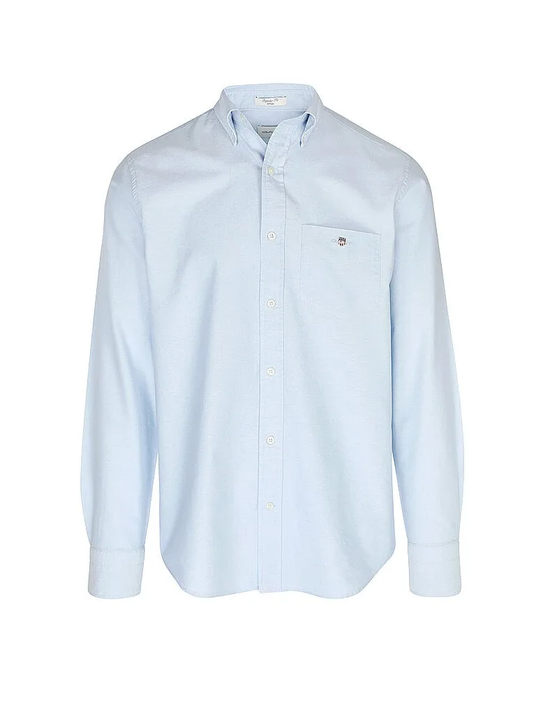 Hemd Regular Fit hellblau S Herren - Gant - FashionsVida