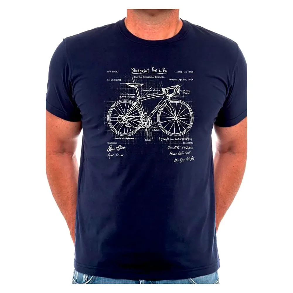 Maglietta A Maniche Corte The Blueprint Blue - Cycology - FashionsVida