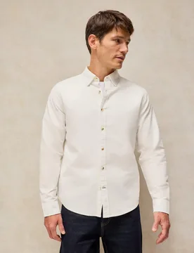 Pure Cotton Bruton Oxford Shirt White male - White stuff - FashionsVida