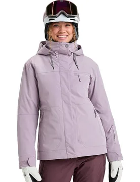 Damen Snowboardjacke Brylee Hoodie rosa S W - Roxy - FashionsVida