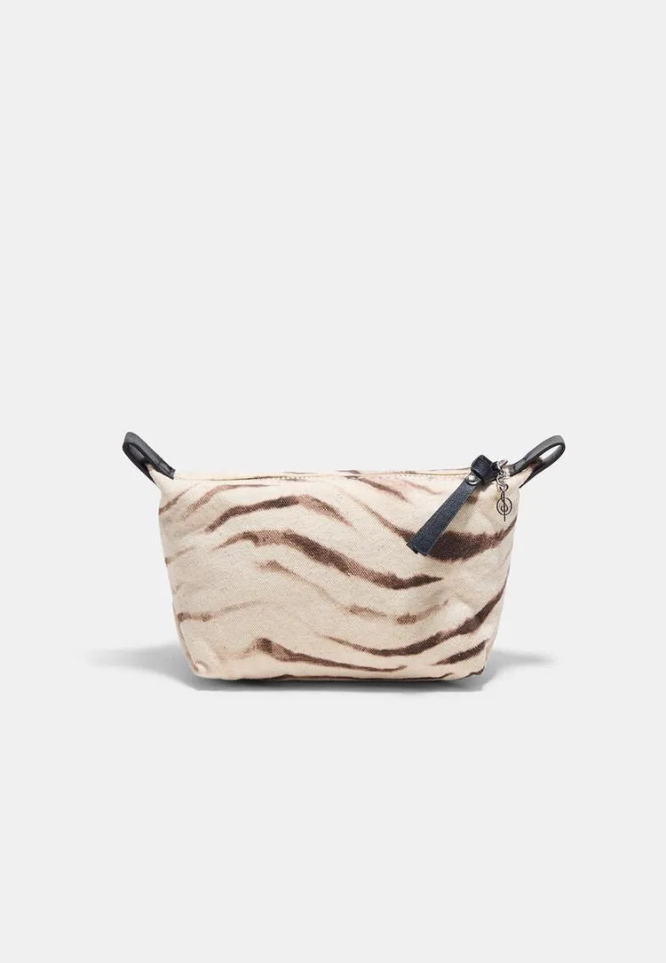 Necessaire mit Print Ecru OS - Stradivarius - FashionsVida