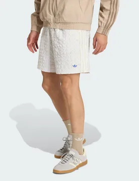 SHORT STAMPATI IN SEERSUCKER XS Off White - Adidas - FashionsVida