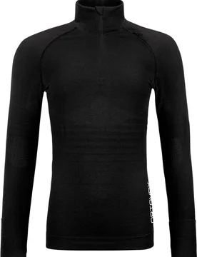 Sous-vêtement en laine de mérinos - 230 Competition Zip Neck W Black Raven en Laine - Taille S - Noir - Ortovox - FashionsVida