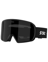 Skibrille G002 Matte Black Smoke aus Wolle schwarz