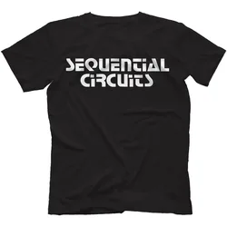 Sequential Circuits T-Shirt 100% Cotton Retro Synth Pro-One Prophet 5 10