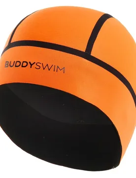 Strapless Swimming Cap Orange L unisex - Buddyswim - FashionsVida