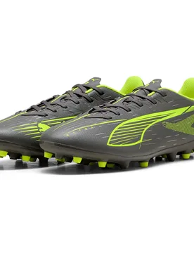 Chaussures De Football Ultra 5 Play Mg Matte Aged Silver / Yellow Alert / Aged Silver EU 43 - Puma - FashionsVida
