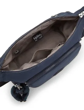 Bandolera de mujer mediana con cremallera y bolsillos exteriores - Kipling - FashionsVida