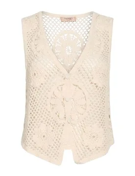 Couture-Weste Damen Cremeweiß L Damen - TWINSET - FashionsVida