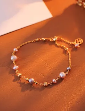 Natural Freshwater Purple Pearl Bracelet For Women Luxury Minimal Exquisite Temperament Best Friend Matching Jewelry Gift - Aliexpress - FashionsVida