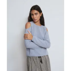 Jersey de mujer de chenilla con estrellas