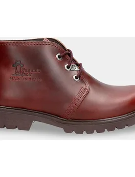 Botín de cordones en piel con forro de piel - Panama Jack - FashionsVida