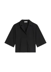 Crop-Bluse relaxed female