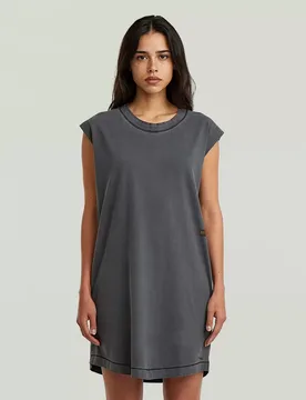 XXL Washed s-l t dress female - XXL - FashionsVida