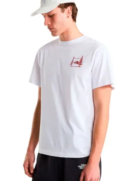 Camping relaxed camiseta montaña manga corta hombre Blanco (XL) - The North Face - FashionsVida