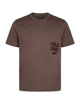 Camiseta Hombre Marrón chocolate L,M,XL,XXL Hombre - Paul & Shark - FashionsVida