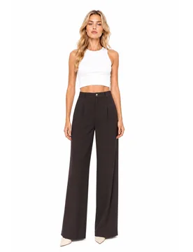 Pinko Pantaloni Marrone - PINKO - FashionsVida