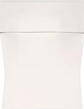 Top de mujer de punto elástico ceñido cuello Bardot - Maje - FashionsVida