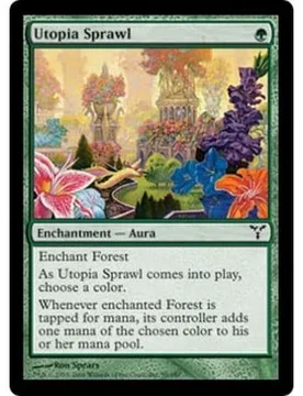Utopia Sprawl (foil) Dissension - Magic: The Gathering - FashionsVida