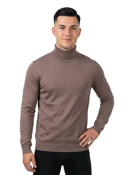 Hugo Pull à Col Roulé San Thomas 10243187 Red Rust / Copper XL - Hugo Boss - FashionsVida