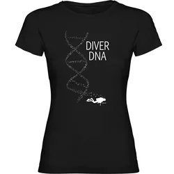 Maglietta A Maniche Corte Da Donna Diver Dna