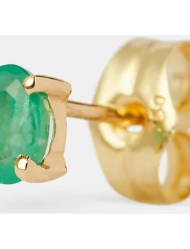 Piercing individual de oro y esmeralda - El Corte Inglés - FashionsVida