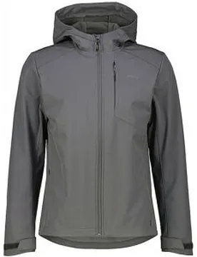 Veste softshell à capuche bordeaux gris XXL - Meru - FashionsVida