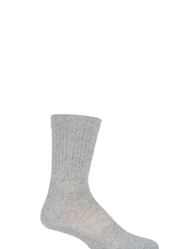 UphillSport 1 Pair Noki Upcycled Wool Sports Socks Grey 3-5 Unisex - Grey - Size: 3-5 Unisex - Uphill Sport - FashionsVida